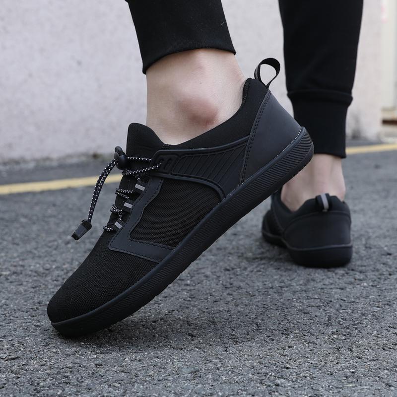 Barfußschuhe für Herren, Freizeitschuhe mit breiter Handfläche, breiter Kopf, Sportschuhe für Damen, weiße Freizeitschuhe für Yoga und Fitness, große Größe