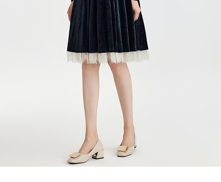 Black Velvet Dress for Women