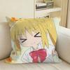 The Drummer Blonde hair NNijika Square Sofa Pillow Cover Solid Color Living Room Home Decor Cushion Case