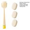 5 in 1 Bottle Cleaning Brush with Long Handle Baby Bottles Straws Nipples Narrow Containers Sponge Knot Cleaning Brush