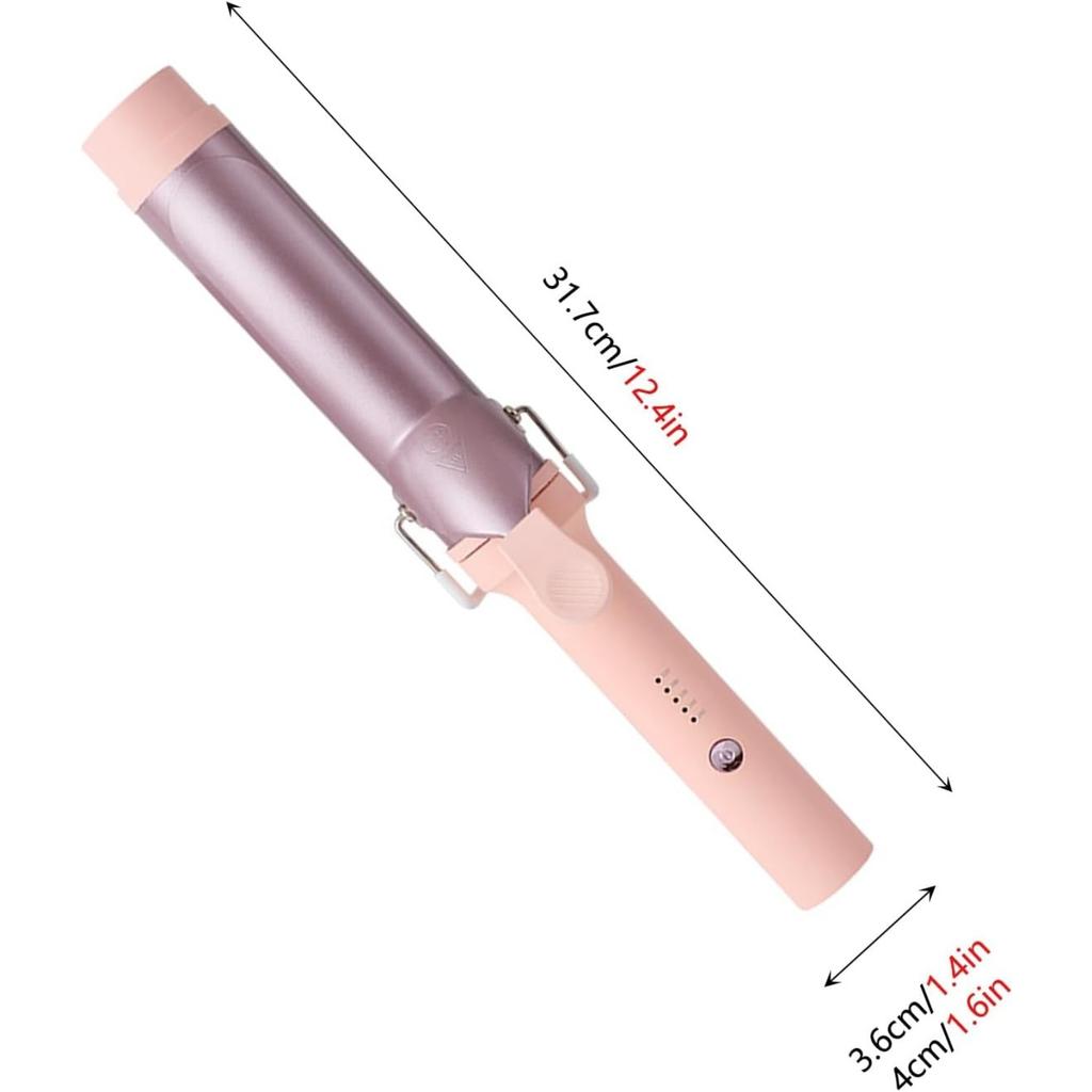 Ceramic Curling Iron, Smart Auto-shutoff Curling Iron, Infused With Essential Oils And Proteins, Helping You Effortlessly Create Smooth, Shiny Curls