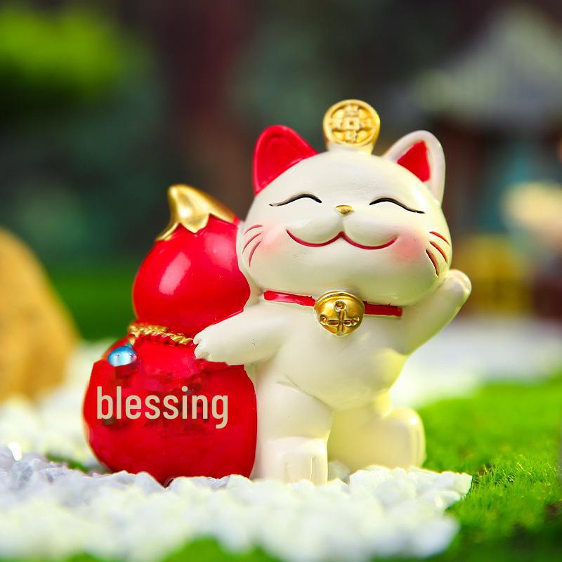 Personalized Desktop Cat Car Ornament - Center Console Doll Decoration