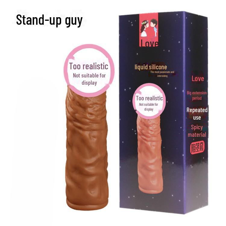 Liquid Silicone Wolf Tooth Set: Wearable Simulation Crystal Penis Toy for Men and Women