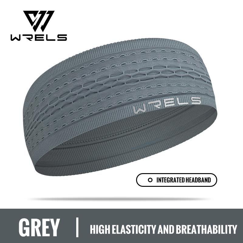 

1pc Sport Headbands for Men Women Non-Slip Moisture Wicking Workout Sweatband Fitness Running Cycling Football Yoga Hairband серый