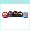 Cotton Embroidered Cap With Geometric Pattern And Breathable Fabric For Adults