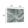 Glass Protective Stovetop Panel 2x30x52 Marble