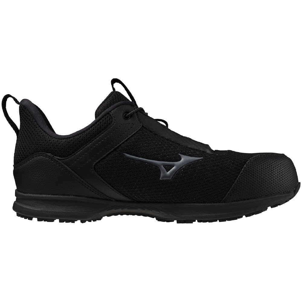 Mizuno Almighty EL 31L Work Size Shoes, F1GA2509, 26.5 Cm, Black/Silver