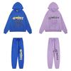 Unisex oversized mikina s fóliovým puff potiskem Streetwear Zimní ležérní mikina