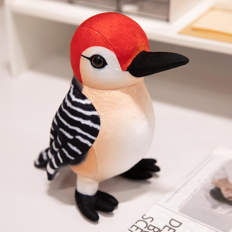 20/25cm Lifelike Bird Plush Toys Simulation Woodpecker Plush Stuffed Doll Kawaii Home Decor Cute Birthday Xmas Gifts For Kids