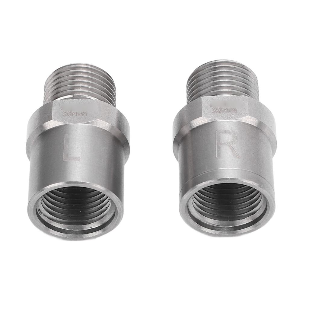 Fahrradpedalverlängerung Edelstahl Verlängern um 20 mm Fahrrad Verlängerte Pedalunterlegscheibe für Bergstraße