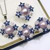 Autumn/Winter Pearl Set: Starry Sky Freshwater Pearls with Slight Imperfections, Strong Luster, Versatile & Fashionable Jewelry – Model 193