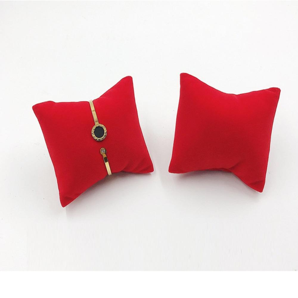 Pearl Wristwatch Holder Velvet Jewelry Counter Organizer Bangle Watch Display Pillows