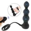 Buttock G-spot Pull Bead Remote Control 10 Frequency Vibration Male and Female Shared Back Court Anal Plug Stimulation Massage M