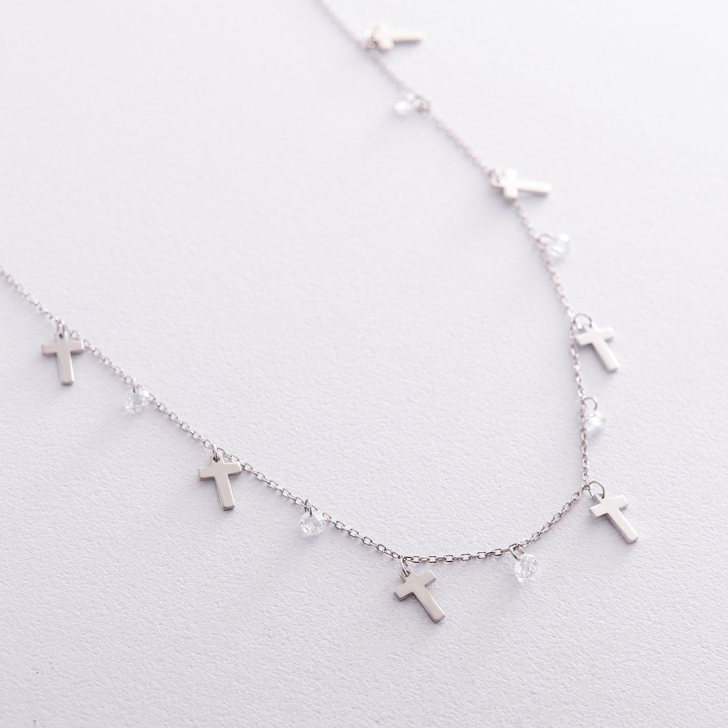 

Срібна каблучка з фіанітами Oniks 40 срібний