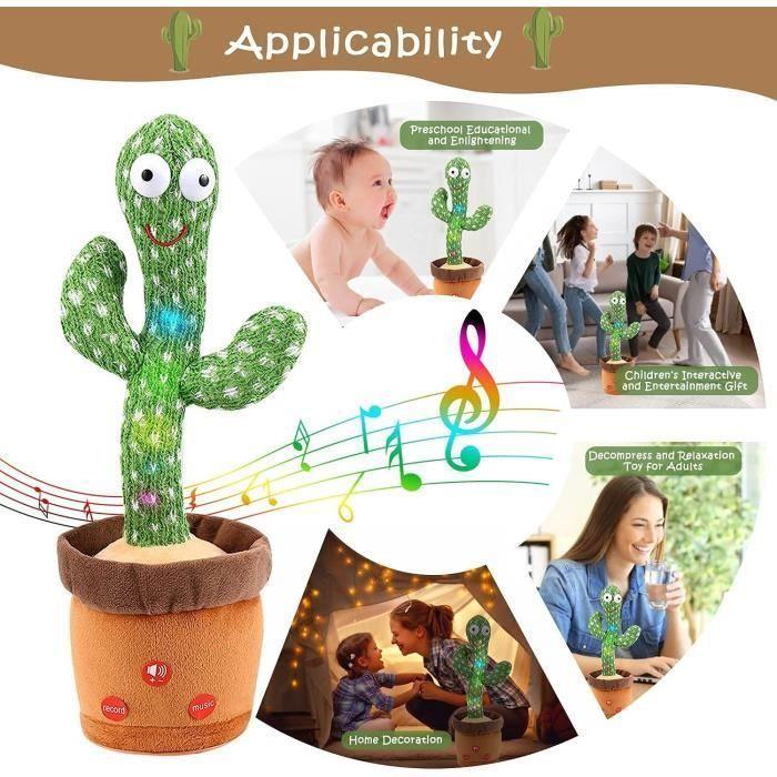 Plush Toy - HautStore - Singing Cactus - 120 Songs - Voice Recording