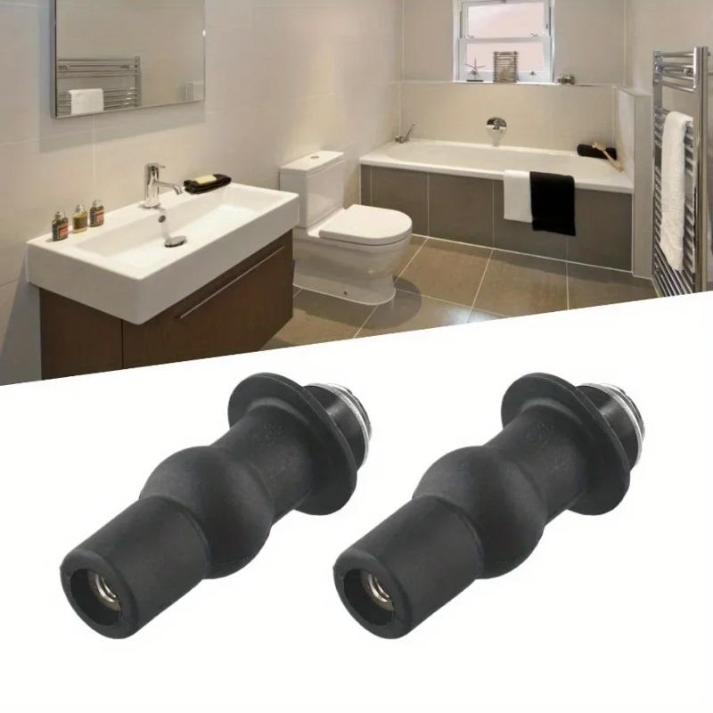 2 Stuks Topbevestiging Toiletbril Schroeven Moer Kap Deksel Pot Bevestiging WC Blind Gat Bevestigingskits Vervangende Toiletbril Schroeven Badkameronderdeel