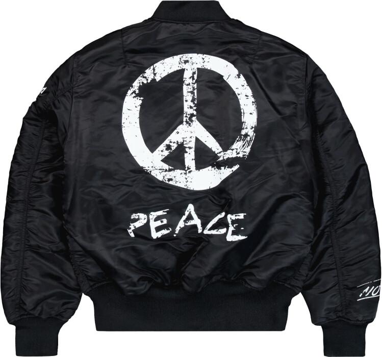Зимняя куртка Alpha Industries MA-1 Peace Bomberjacke (1561369) (156136-03) schwarz