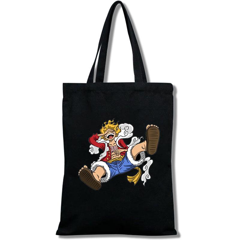 One Piece Nika Form Printed Canvas Bag