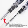 Quick to Change Double Head Screwdriver Bit 6.35mm Hexagonal Holder Screwdriver Handle Selves Locking Design