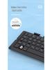Portable Bluetooth Aluminum Alloy Folding Keyboard with Universal Phone/Tablet Stand, Silent Typing & USB-C Charging