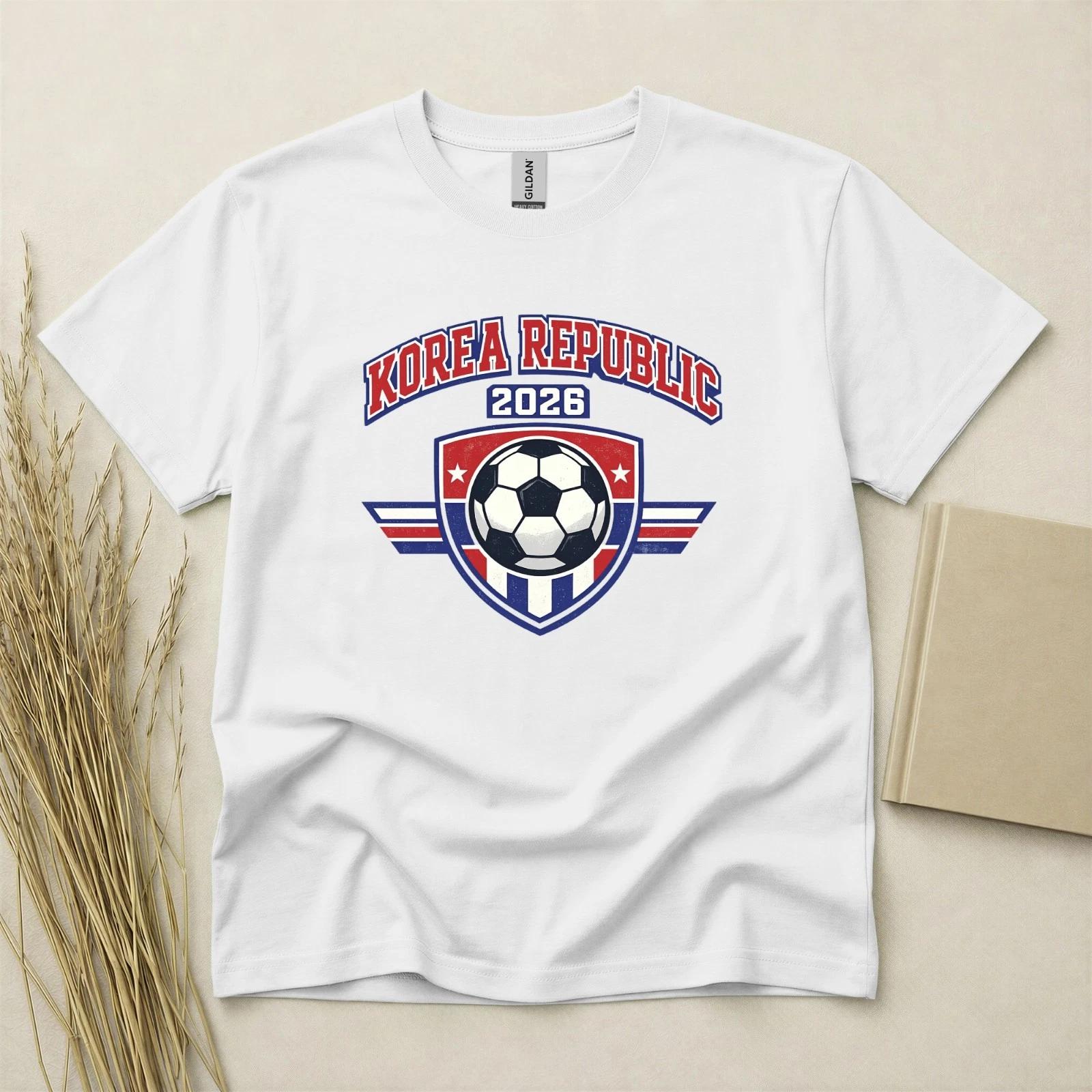 Korea Republic 2026 Football Fan Children s Children s Children s T  Children s T-shirt Soccer Supporters Gildan Family Top 130