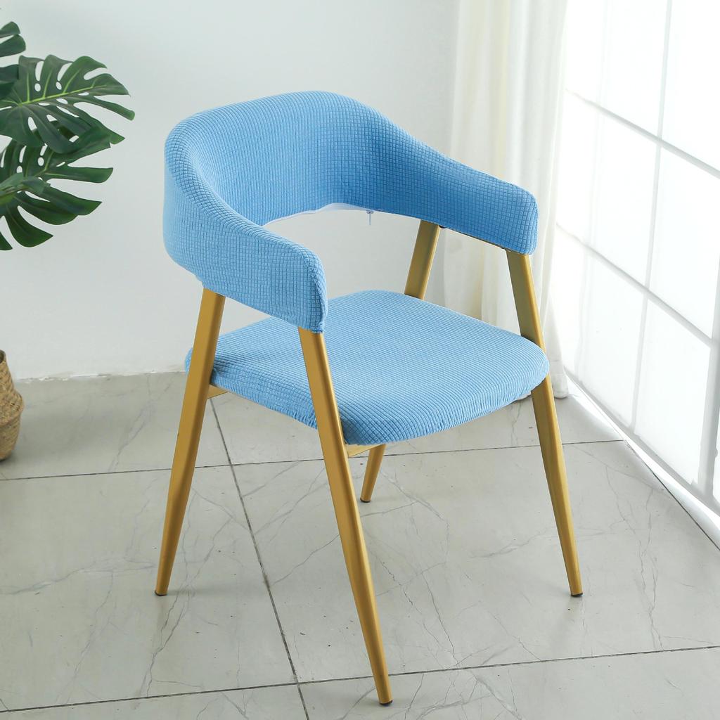 Thickened Elastic Fabric Hollow Chair Set Restaurant Restaurant Split Chair Cover