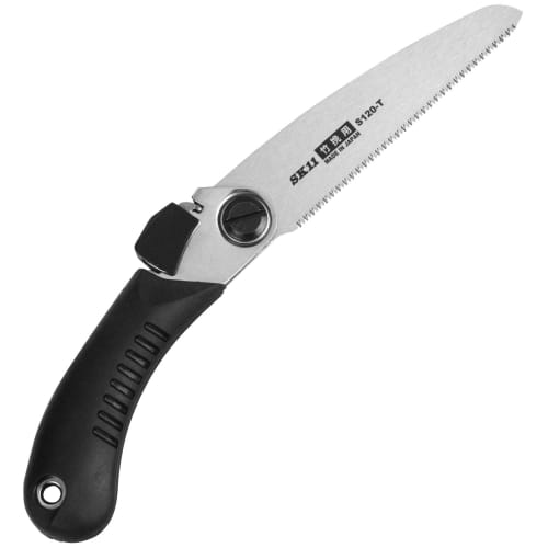 SK11 (SK11) Replaceable Blade Folding Saw, 120mm Blade Length, for Bamboo Cutting, Lightweight, Compact, Pocket-Sized, S120-T
