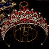 Hot Sales Party Multicolour Tiaras and Crowns for Women Crystal Princess Crown Rhinestone Hair Jewelry Headpieces Bridesmaid