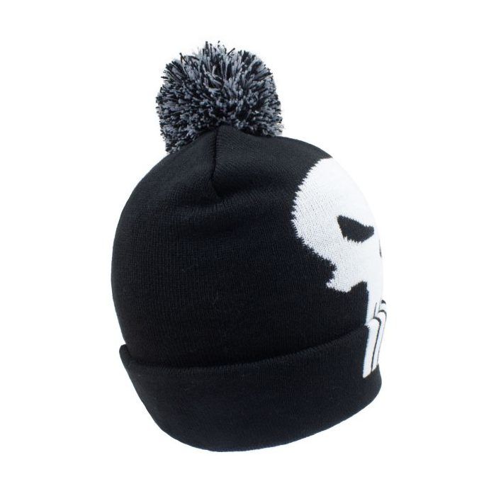Bonnet - MARVEL - Punisher - Noir - Acrylique - Hiver