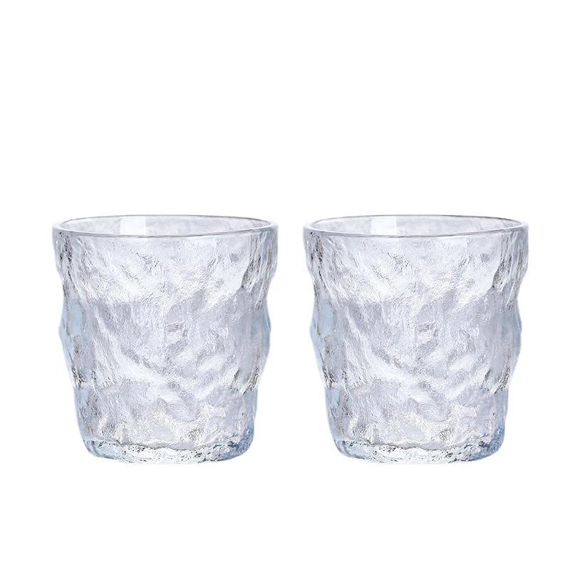 Mingling Glacier Pattern Aesthetic Glass Cup