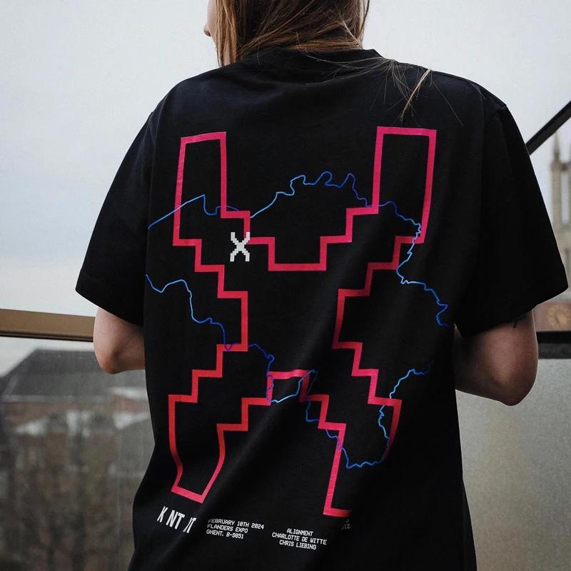 

2025 Men and Women Short Sleeve Charlotte De Witte Charlotte Top 100 Dj Around Clothes Xiamen Ifc Electric Equipment Wear 4XL