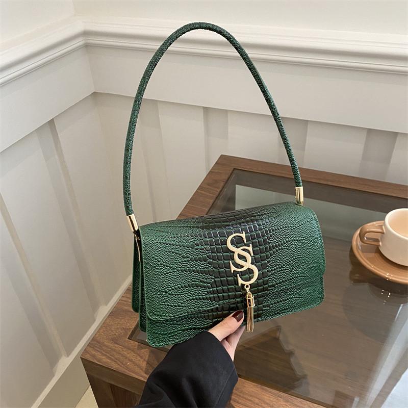 Chic Pu Leather Crossbody Bag For Women 2024 Vintage Style Fashion Shoulder Bag