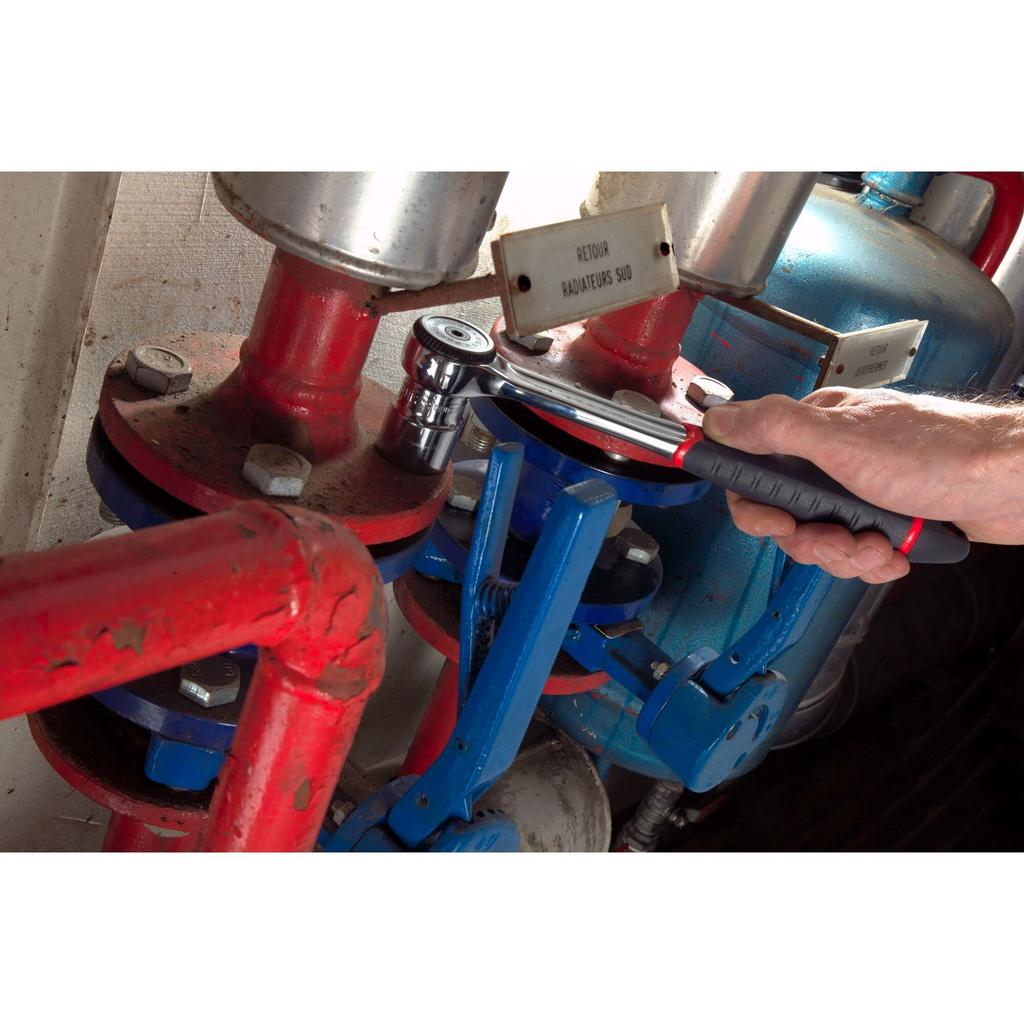 FACOM Ratchet Handle Ratchet Wrench Drive Ratchet Sealed Type FACOM 1/2-inch High-Performance S.161B