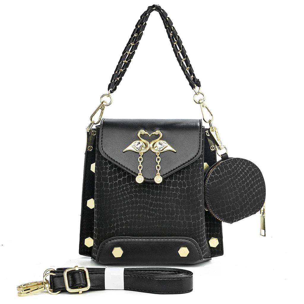 Versatile small square bag fashionable exquisite handbag new temperament atmospheric shoulder messenger bag