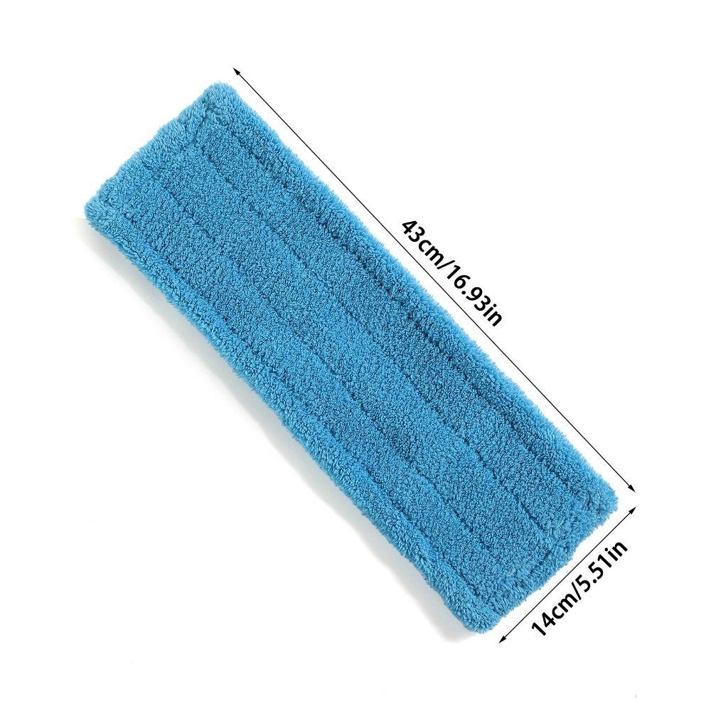 Reusable Coral Velvet Mop Cloth Absorbent Removable Lazy Mop Cloth Thick Washable Mop Accessories