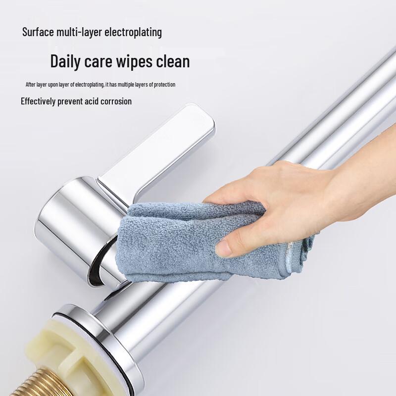 Laier Shidan Single Cold High Arc Rotatable Kitchen Faucet