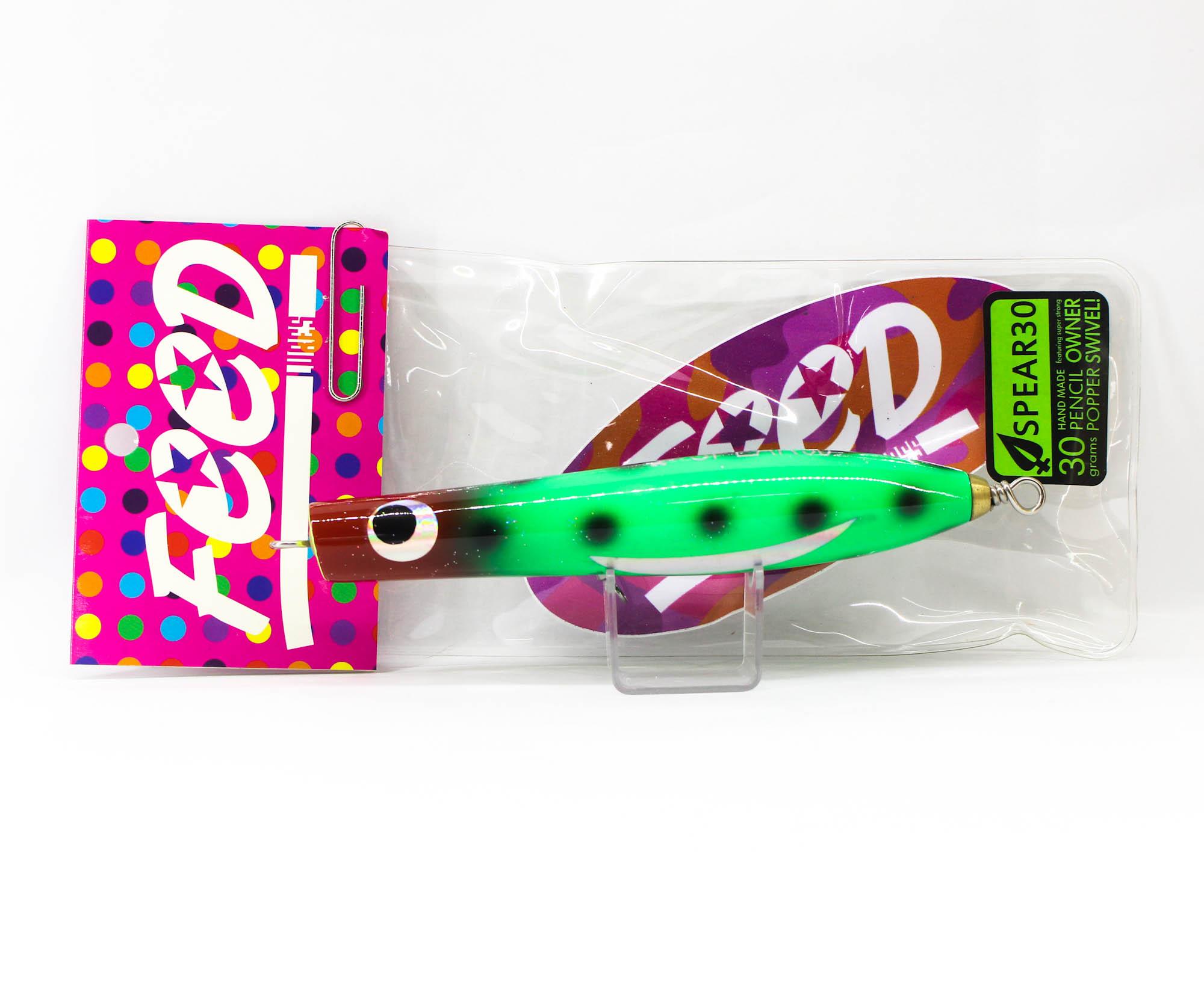 

Feed Spear 30 Ручная работа Деревянный карандаш Плавающий воблер 30 грамм 37 (1037)