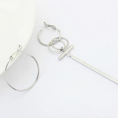 Long Earrings, Chain Earrings, Daily Unbalanced Round Fashion