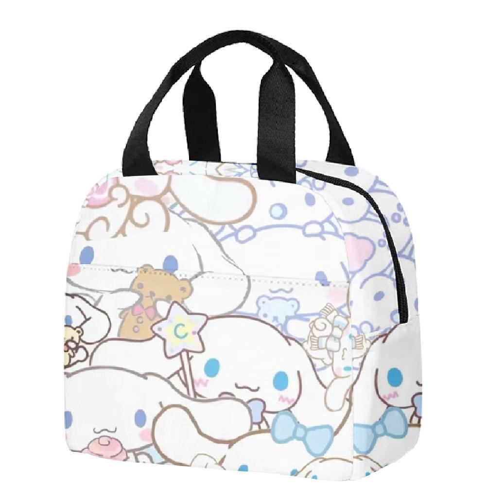 Handheld Meal Bag Cute Cartoon Cinnamoroll Big-Eared Dog Yugui Dog Thermal Insulation Lunch Box Bag Meal Bag