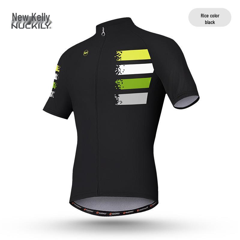 Nuckily Men s Quick-Dry Short Sleeve Cycling Jersey for Summer S