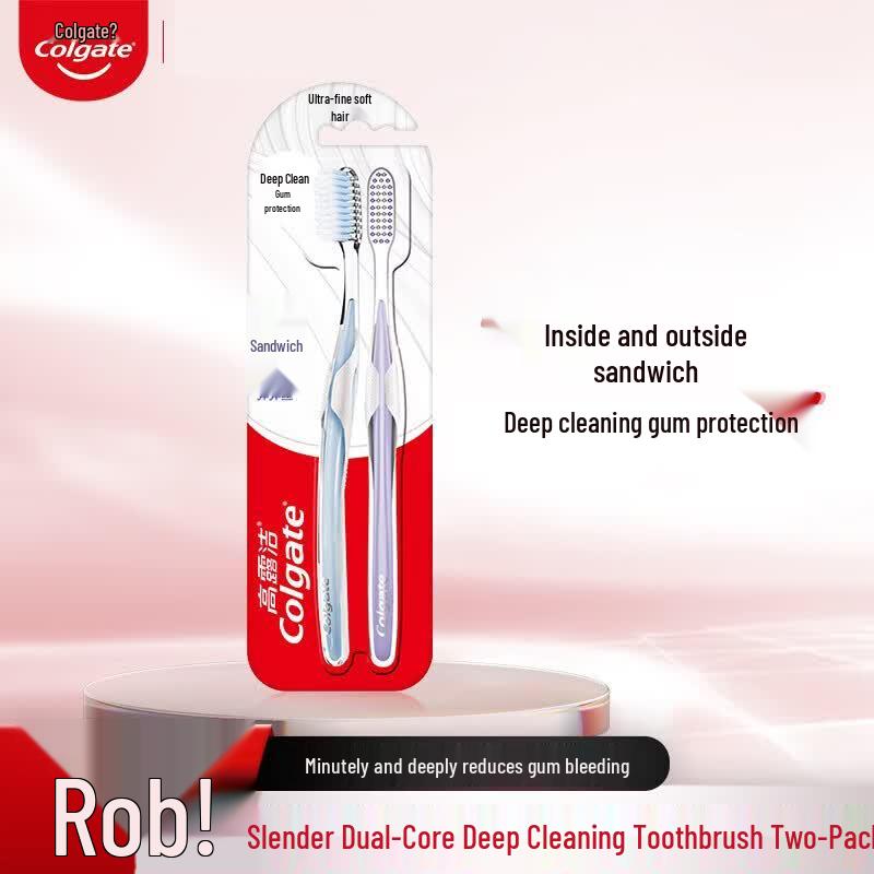 Colgate Slim Soft Dual Core Deep Clean Toothbrush