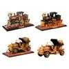 Classical Railway Train Antique Car Model Musical Box Hand Wind Up Mechanism Melodies Ornament Home Office Decors Gift