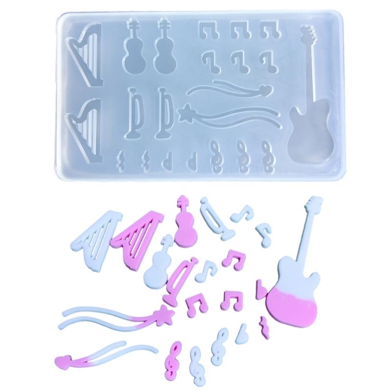 Silicone Mold Baking Tools Panda/Green Grass Flower/Drugs/Guitar/Cake Shape Fondant Casting Mould for Baking Lovers