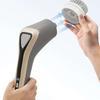 Wireless handheld multi-functional electric cleaning brush with long handle, retractable and waterproof, for cleaning kitchen dishes.