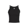 Originals Adicolor Trefoil Striped Logo Front Sports Vest Women Tops Black HC1978