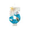 TEMU Xiyin Ocean-Themed Starfish & Conch Birthday Candles (Numbers 0-9) Cake Decorations