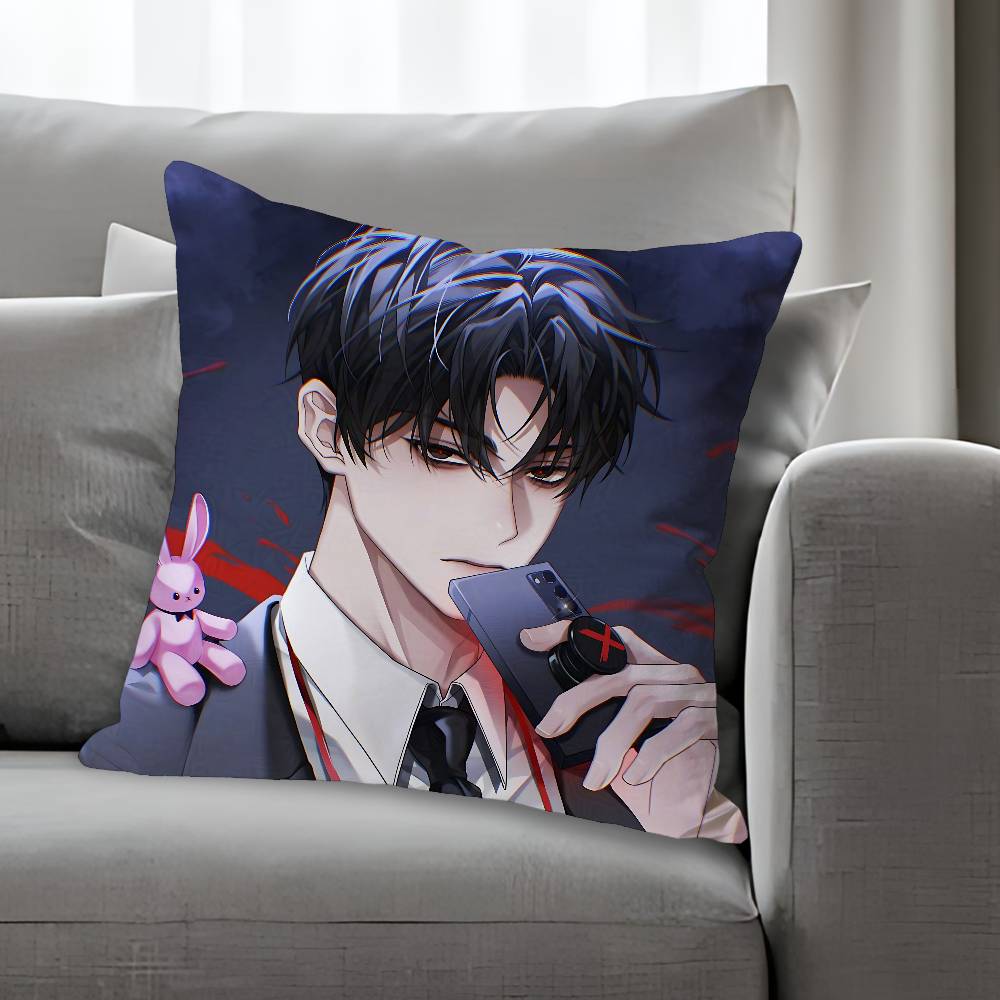 K-Kim S-Soleum GSGW Cartoon Pillow Cover, 4K HD Printed Cushion Cover case with Various Exquisite Patterns
