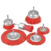 Abrasive Hex Shank Nylon Wire Drill Brush Set for Grinding, Polishing & Rust Removal