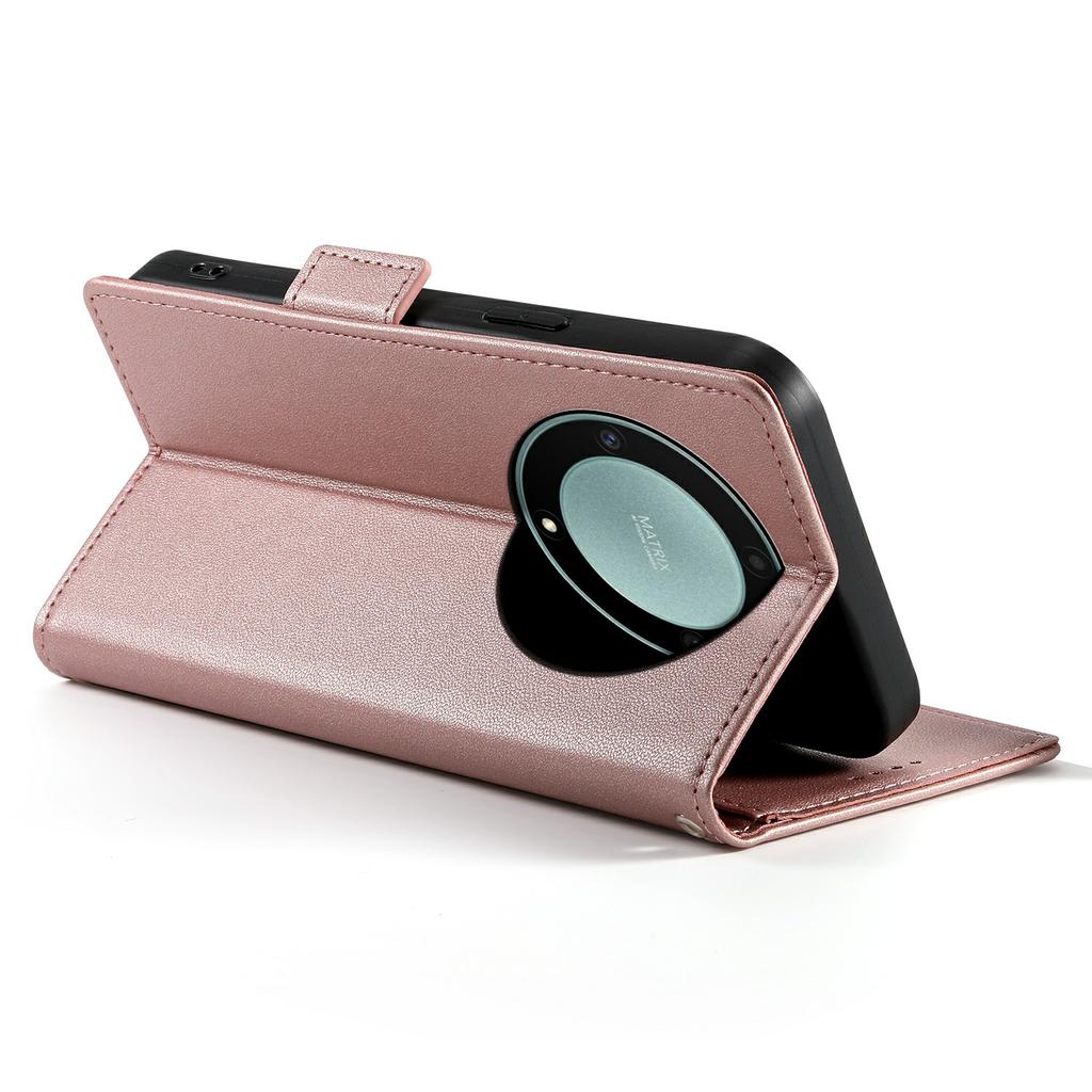 Stand Case for Honor Magic8 Lite 5G/X70 5G/X9d 5G PU Leather Wallet Phone Cover