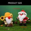 DIY Crochet Craft Set Christmas Crochet Kits Include Crochet Hook, Yarns, Needle, Instructions, Accessories for Beginner